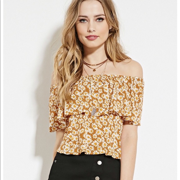 forever 21 daisy crop top